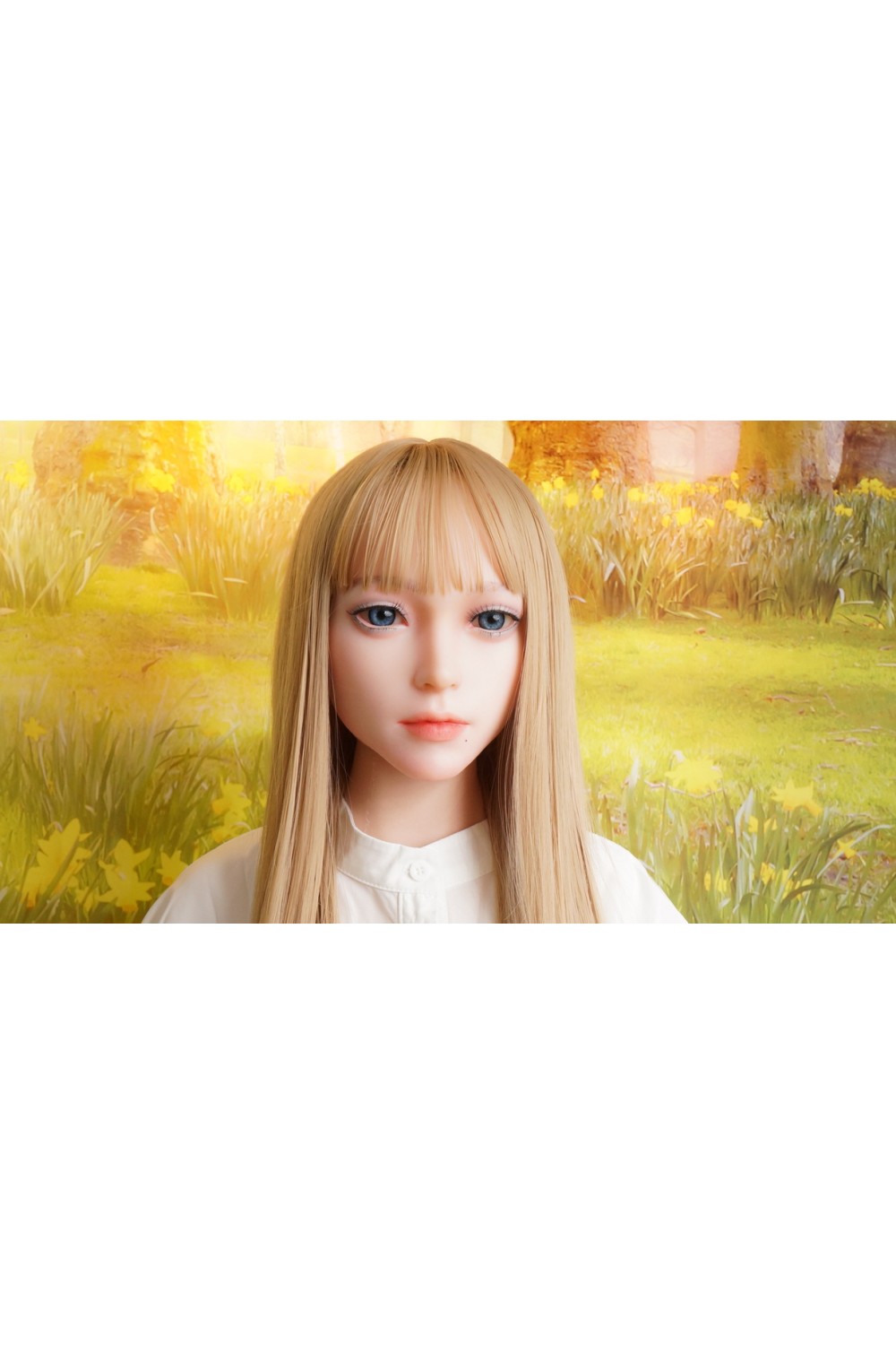 【初心者応援パック 超美品】WAXDOLL #GE57Z-3軟性シリコンヘッド ＋シリコンボディ 159cm Cカップ 衣装付属 ボディのリアルメイク ゼリー胸 視点移動 自立加工 新骨格 肌色 ホワイト