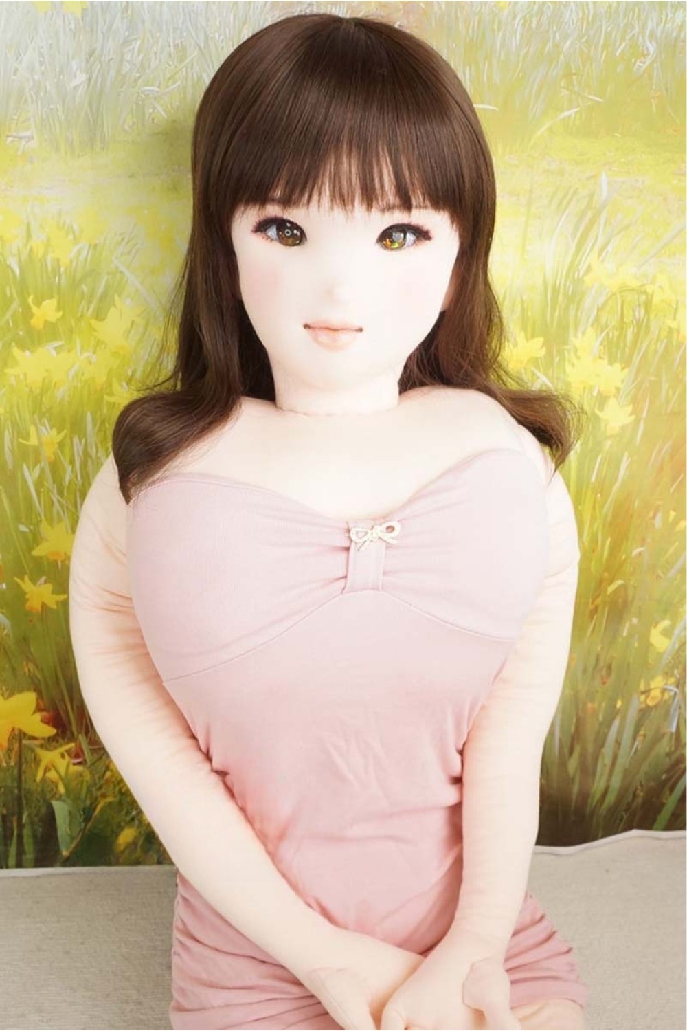 【中古】【O初心者応援パック 新古超美品ホール未使用品】らぶぬい (ちっこどーる) ぬいぐるみドール 150cm