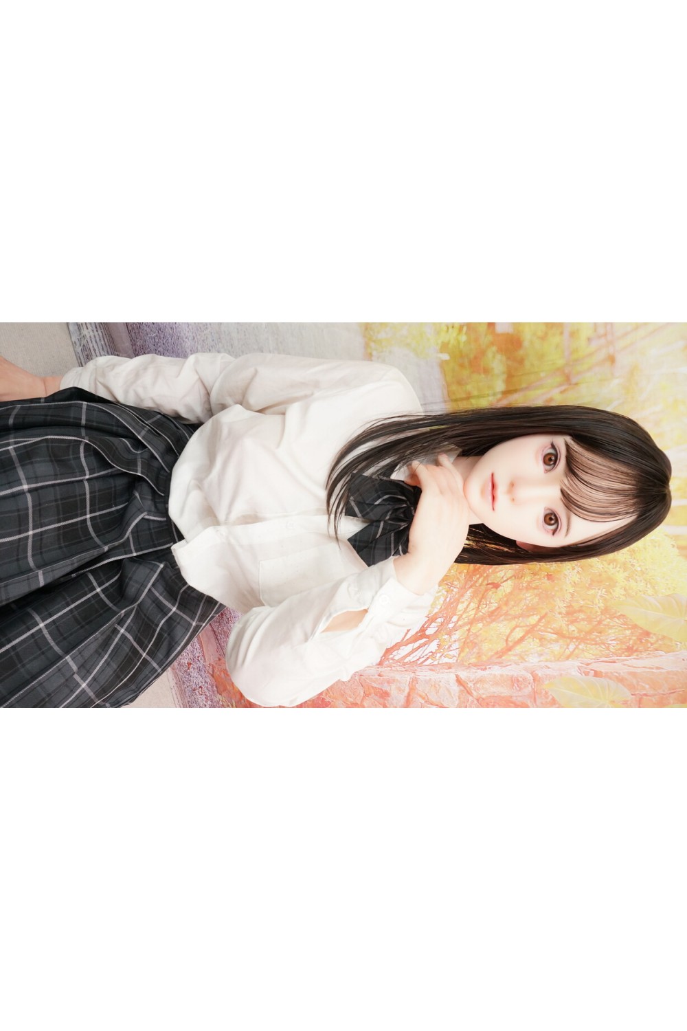 【中古】【O初心者応援パック 新古超美品ホール未使用品】蛍火日記 #菜々子硬めシリコンヘッド（口開閉機能あり、オーラル可能、眉毛と睫毛植毛付き） 159cm Eカップ 【オプション多数】