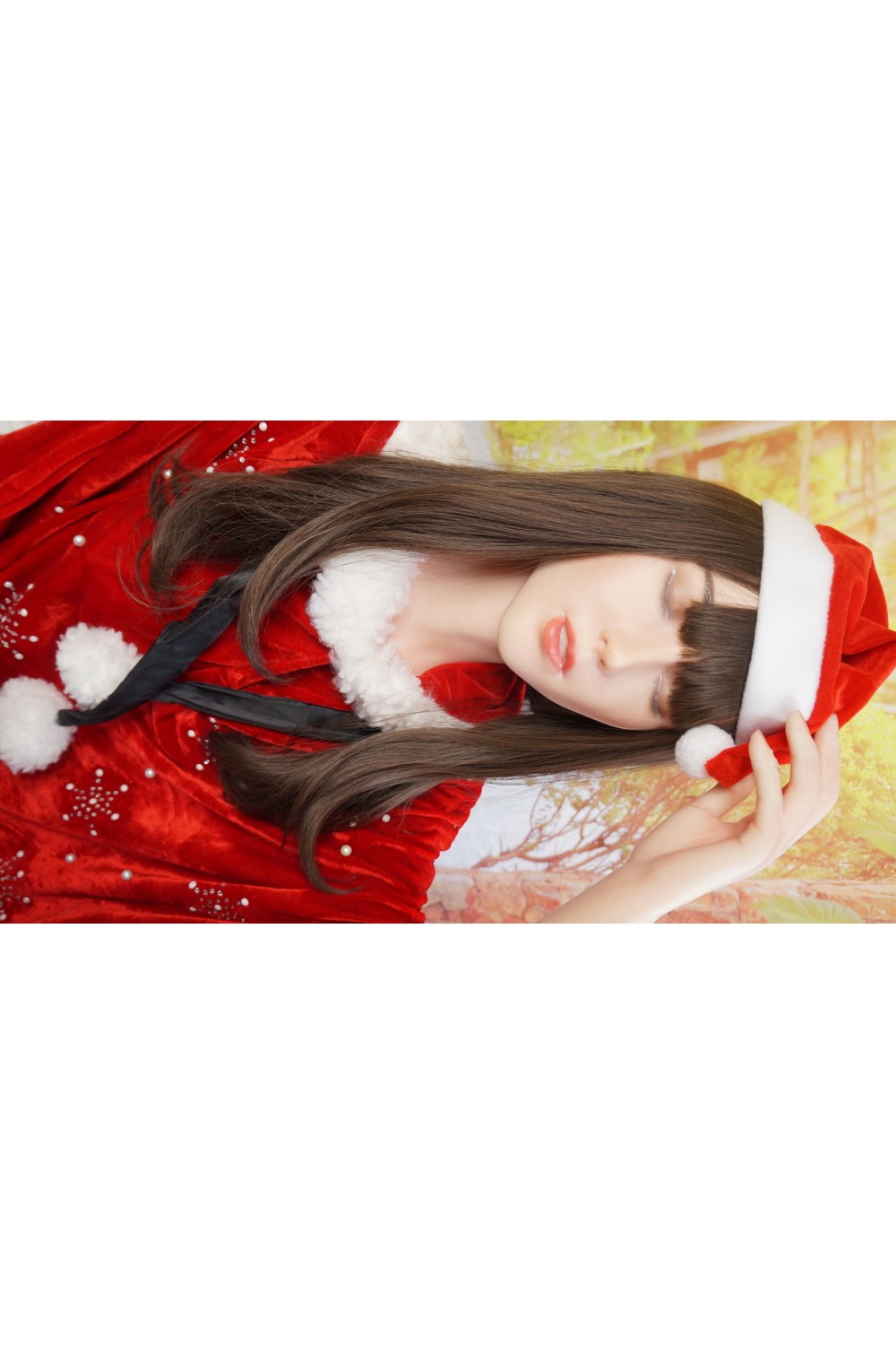 RZR Doll (人造人) #No.7紀香 瞑り目 162cm Dカップ リアルメイク 植毛仕様 音声機能 自立加工 肌色 ナチュラル