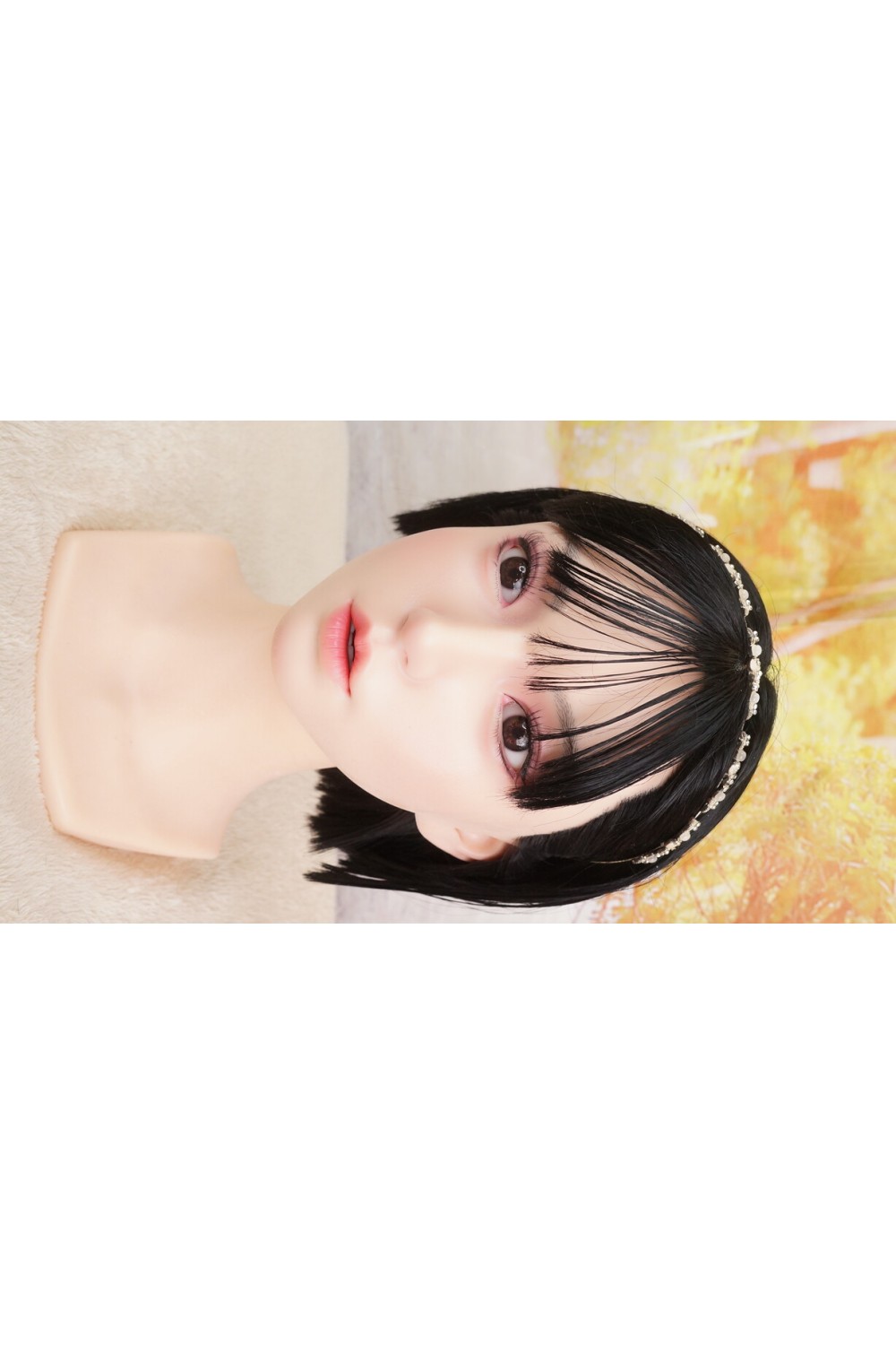【中古】【O中古超美品 ホール未使用品】Yearndoll #Y206-7 明希軟性シリコンヘッド(口開閉機能&オーラル&模擬口腔付き)単品(160〜163cm推奨)