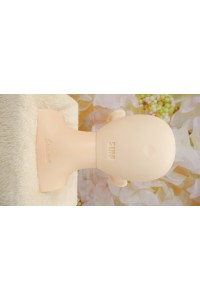 【新古超美品 ホール未使用品】GDSINO #G1-洛紫シリコンヘッド BRメイク 眉毛と下睫毛の植毛OP 視点移動 肌色 ホワイト