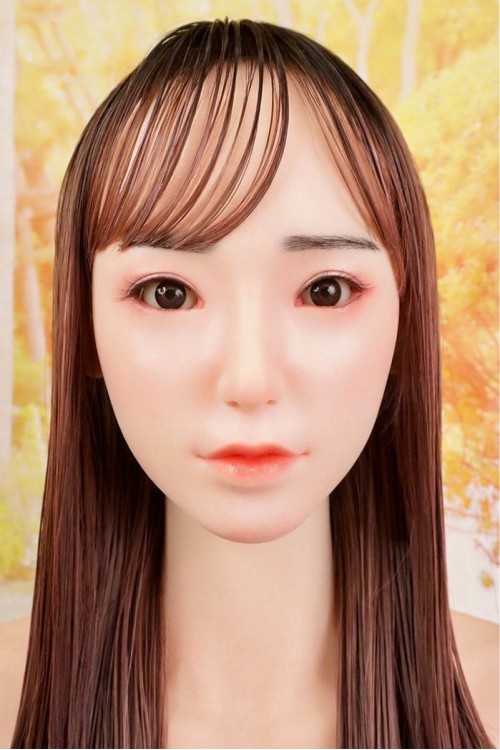 【中古】【O新古超美品】Irontech Doll #S14硬めシリコンヘッド単品 S+顔メイク(153〜164cm)