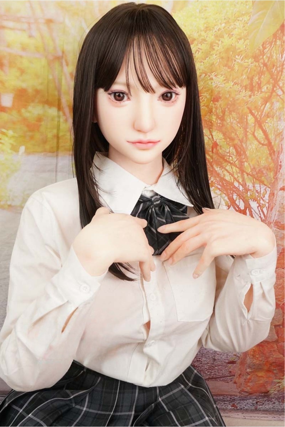 【中古】【O初心者応援パック 新古超美品ホール未使用品】蛍火日記 #蛍火日記 #莲(lian)軟性シリコンヘッド（口開閉機能あり、オーラル可能、描く眉毛と付け睫毛） 159cm Eカップ【フルシリコン製】【オプション多数】