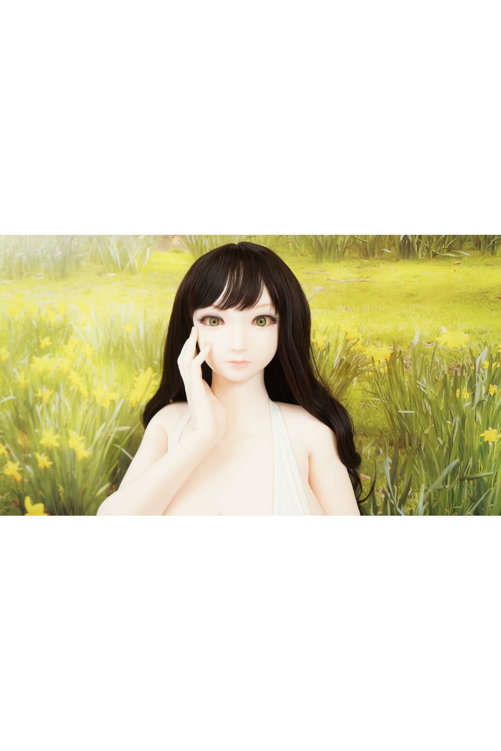 【超美品】TPEドール #ヘッド番号不明 150cm Iカップ ゼリー胸 指関節 自立加工 新骨格 肌色 ホワイト