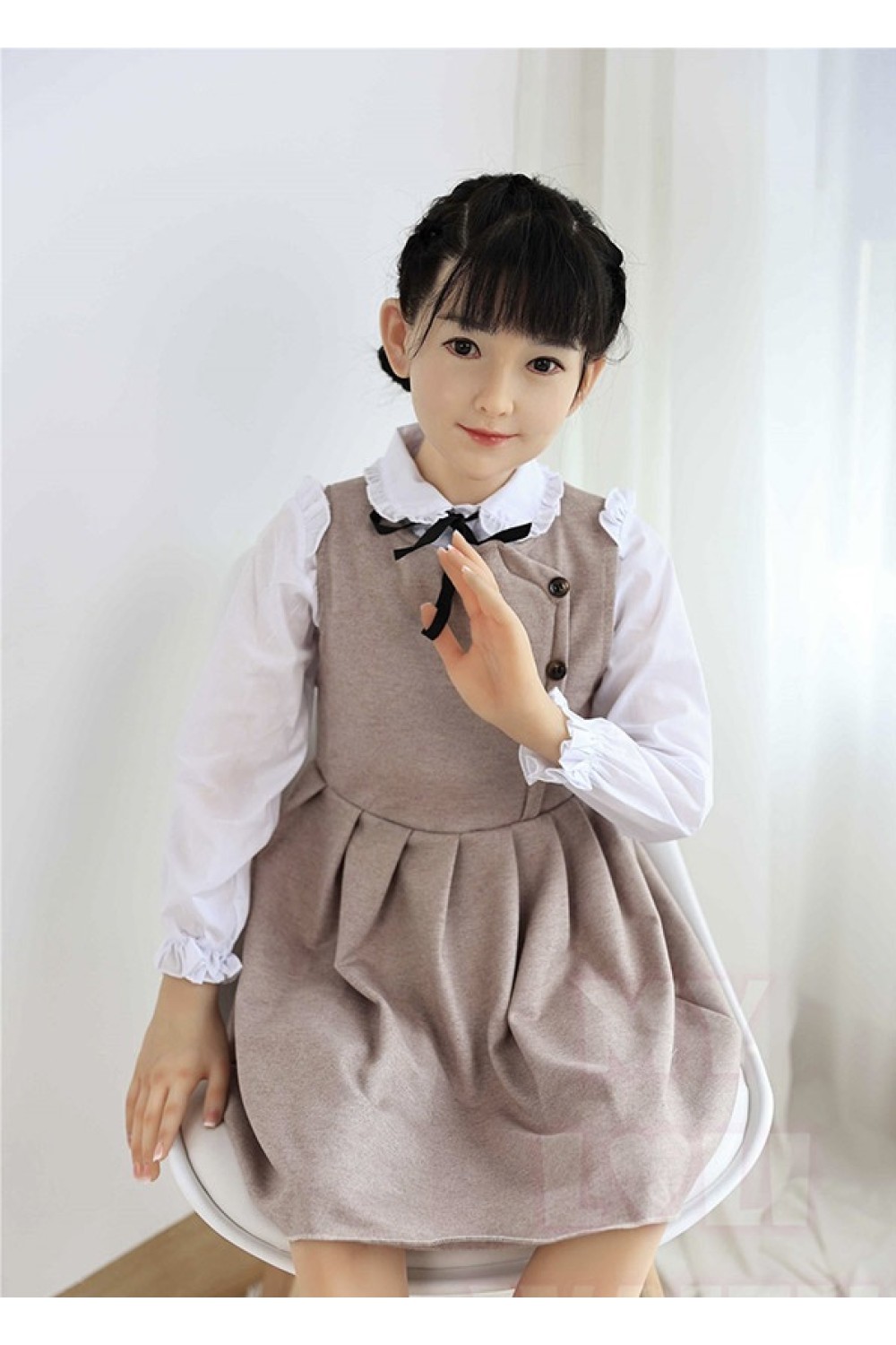 【新品】My Loli Waifu 略称MLW 138cm AAカップ 玲奈Rena頭部 TPE材質ボディー ヘッド材質選択可能 メイク選択可能 MLW 0017