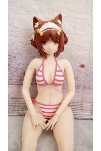【中古】【初心者応援パック 中古超美品】Otaku Doll #猫娘 紅豆 ソフトビニール製ヘッド 65cm