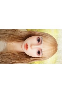【新古超美品】Real Girl #D3軟性シリコンヘッド(口開閉機能付き リアルな口腔構造) 高級職人メイク 口腔加熱機能OP 電動オーラルOP 眉毛の植毛 視点移動 肌色 ナチュラル