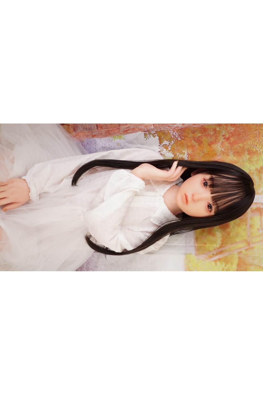 【初心者応援パック 新古超美品】アート技研(Art-doll) #M2硬質シリコンヘッド（模擬口腔+オーラル機能＋顎関節）無し(ほくろ無し) 148cm貧乳