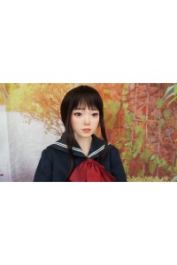 【中古】My Loli Waifu #美亜 Mia硬めシリコンヘッド＋CatDoll 138CM 衣装付属 へッド職人メイクOP 自立加工 眉毛と睫毛の植毛 視点移動 新骨格 肌色 ナチュラル