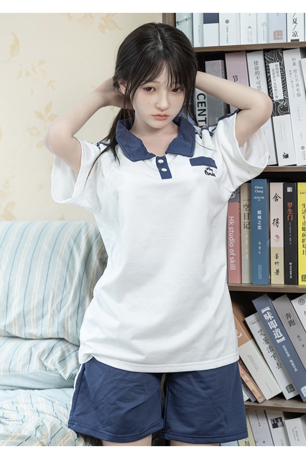 【O初心者応援パック 国内検品済 新品未使用即納品】TOP-CYDOLL #Shuyu ROS口開閉機能付き（オーラル可能、口の深さ15cm位)シリコンヘッド 157cm Eカップ フルシリコン製