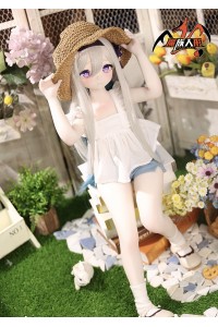 【新品】MOZU Doll 85cm Aカップ 萤儿（Firefly）ちゃん 6kg ソフトビニール製頭部 TPE製ボディ 肌色＆眼球色＆メイク＆ウィッグ＆衣装は宣材写真と同じ 小型で軽量化で収納しやい 使いやすい MOZU 0024
