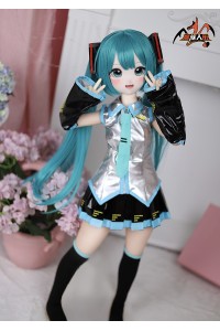 【新品】MOZU DOLL 85cm Aカップ 小音ちゃん ソフトビニール製頭部 TPE製ボディ 肌色＆眼球色＆メイク＆ウィッグ＆衣装は宣材写真と同じ 6kg MOZU 0017