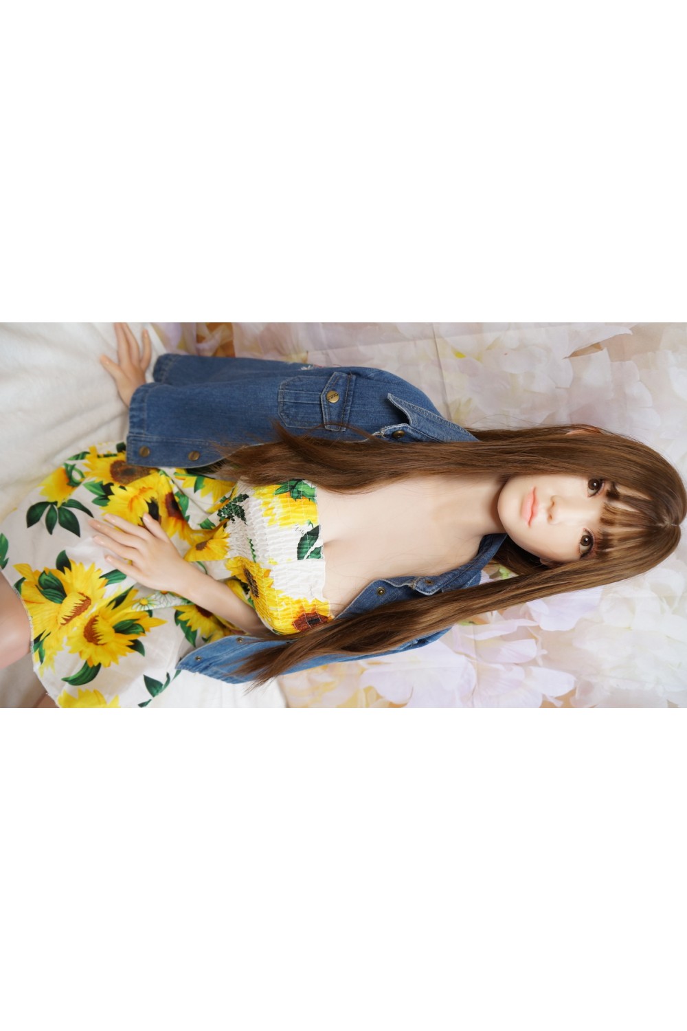 【美品】BB Doll 145cm Eカップ c37ヘッド Amelia 植毛仕様 血管メイク 人肌模様加工 自立加工 視線移動