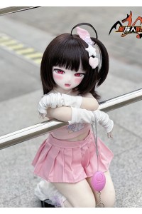 【新品】MOZU DOLL 85cm Aカップ 美夜ちゃん ソフトビニール製頭部 TPE製ボディ 肌色＆眼球色＆メイク＆ウィッグ＆衣装は宣材写真と同じ 6kg MOZU 0016