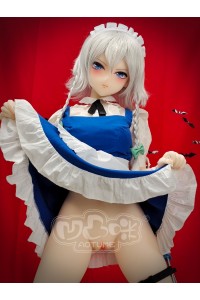 【新品】Aotume Doll アニメドール 155cm Cカップ #103ヘッド 咲夜コス ヘッド及びボディー材質選択可能 AOT 0056
