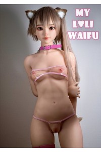 【新品】My Loli Waifu 148cm Bカップ ALI 阿离ヘッド 略称MLWロり系ラブドール TPE材質ボディー ヘッド材質選択可能 メイク選択可能 MLW 0027