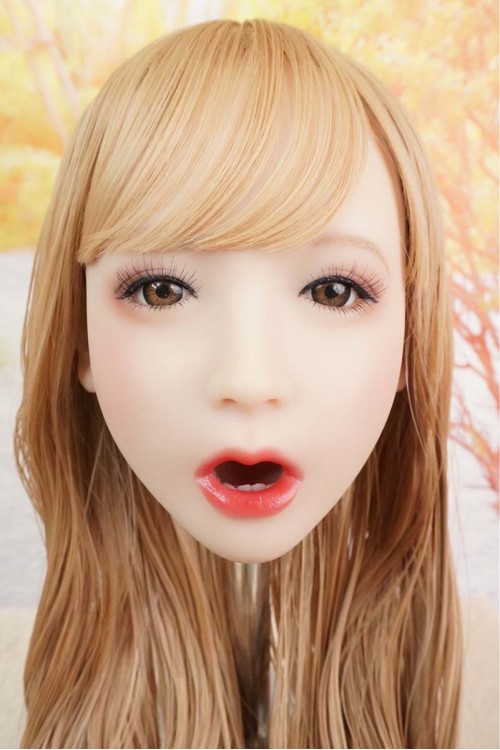 【中古】【O新古超美品 ホール未使用品】4woods A.I. doll #ルミ-オーラル-シリコンヘッド単品 柔らか仕様OP セクシーメイク