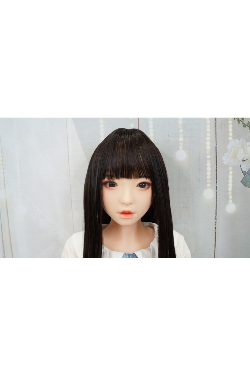 【中古】FUDOLL #8硬質シリコンヘッド136cm Acup 眉毛と睫毛の植毛 視点移動 EVO新骨格 肌色 ナチュラル