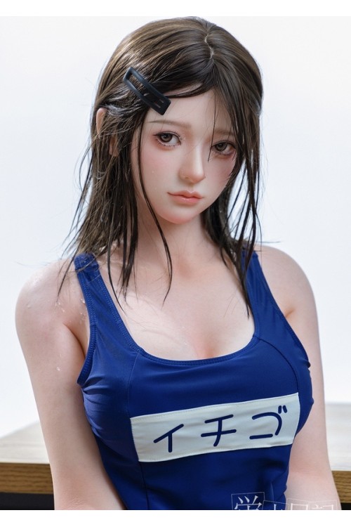 【新品】蛍火日記 159cm Eカップ 琉璃（Liuli）メイク② 青い水着 フルシリコン製ラブドール JK衣装選択可能 リアルラブドール 超リアル塗装加工あり 口開閉機能選択可 HO 0025
