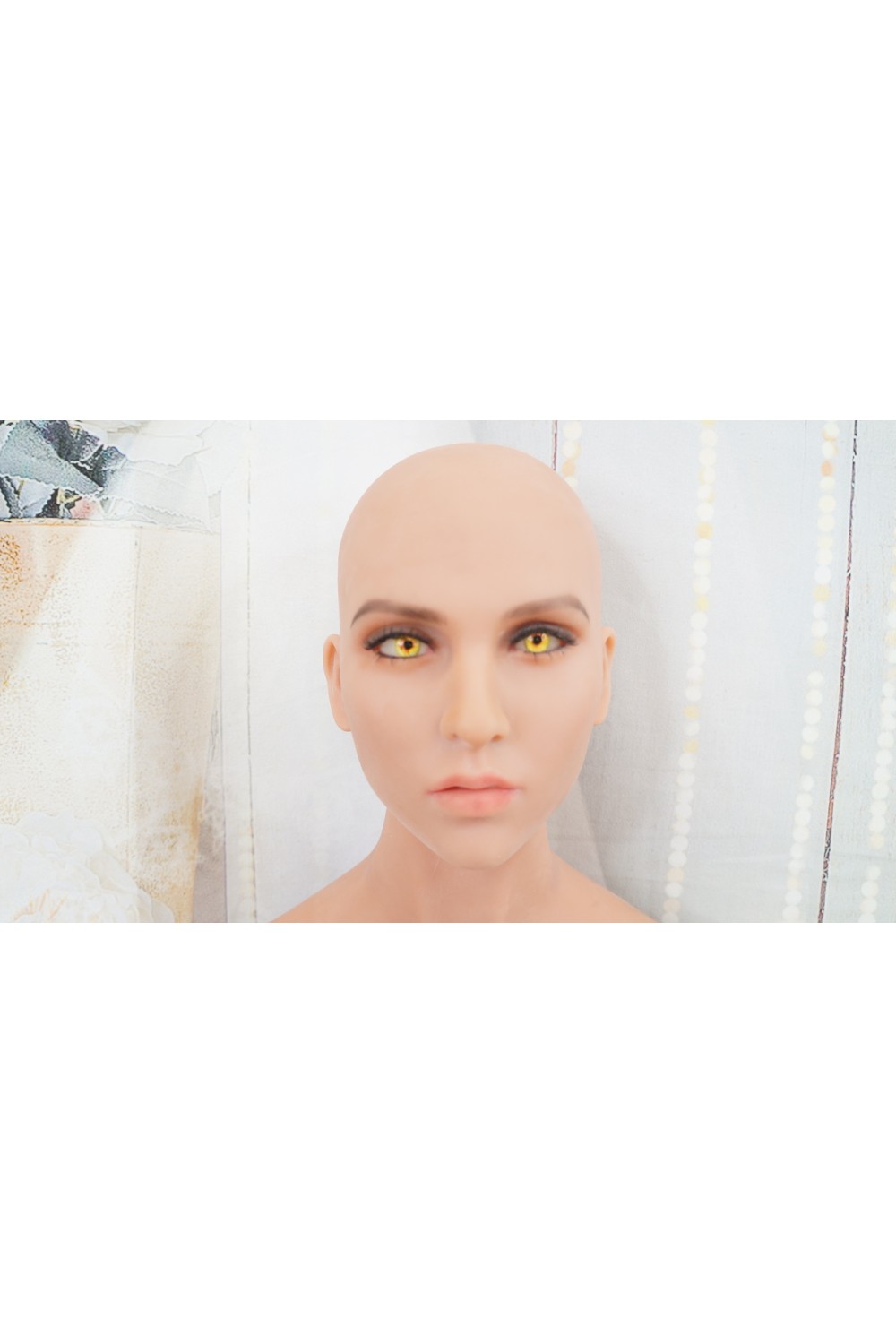 【中古】WM Dolls #159ヘッド 173cm H-cup 欧米仕様 自立加工OP 新骨格 肌色 日焼け