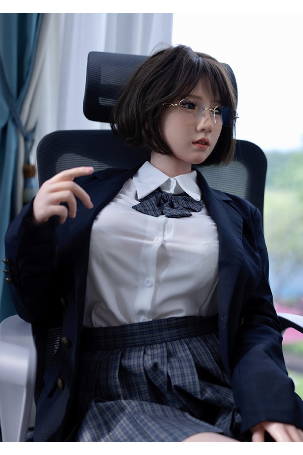 【新品】Houyu後遇 フルシリコン製ラブドール 150cm Eカップ 希純きすみ 制服 Houyu&RZRDOLLコラボ製品 HOU 0004