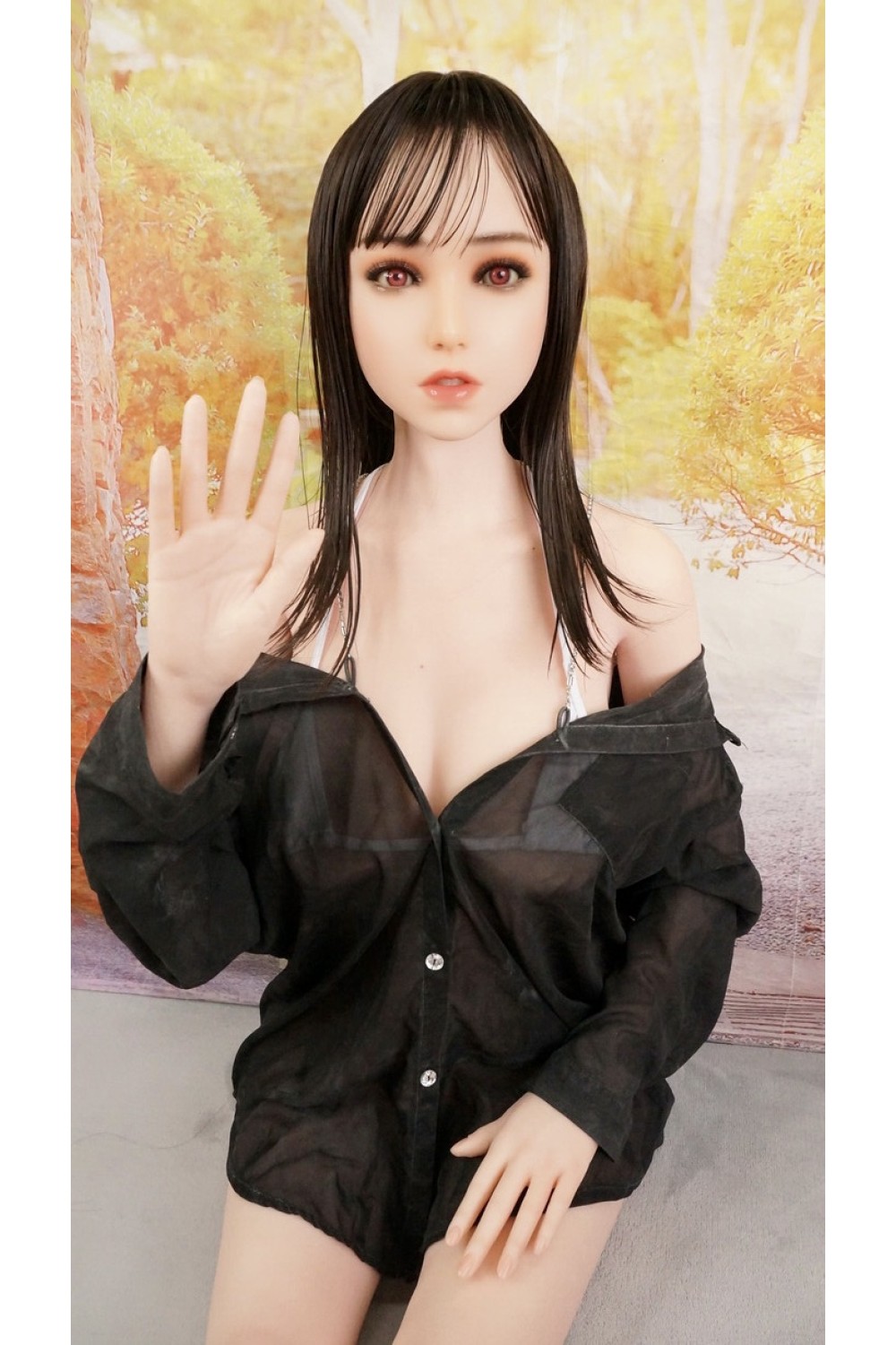 【中古】【O初心者応援パック 中古超美品ホール未使用品】RZR Doll #No.9艾琳娜ailinna軟性シリコンヘッド 165cm Dカップ 指関節あり お尻の柔らか仕上げ 新骨格 リアルメイク付き【フルシリコン製】