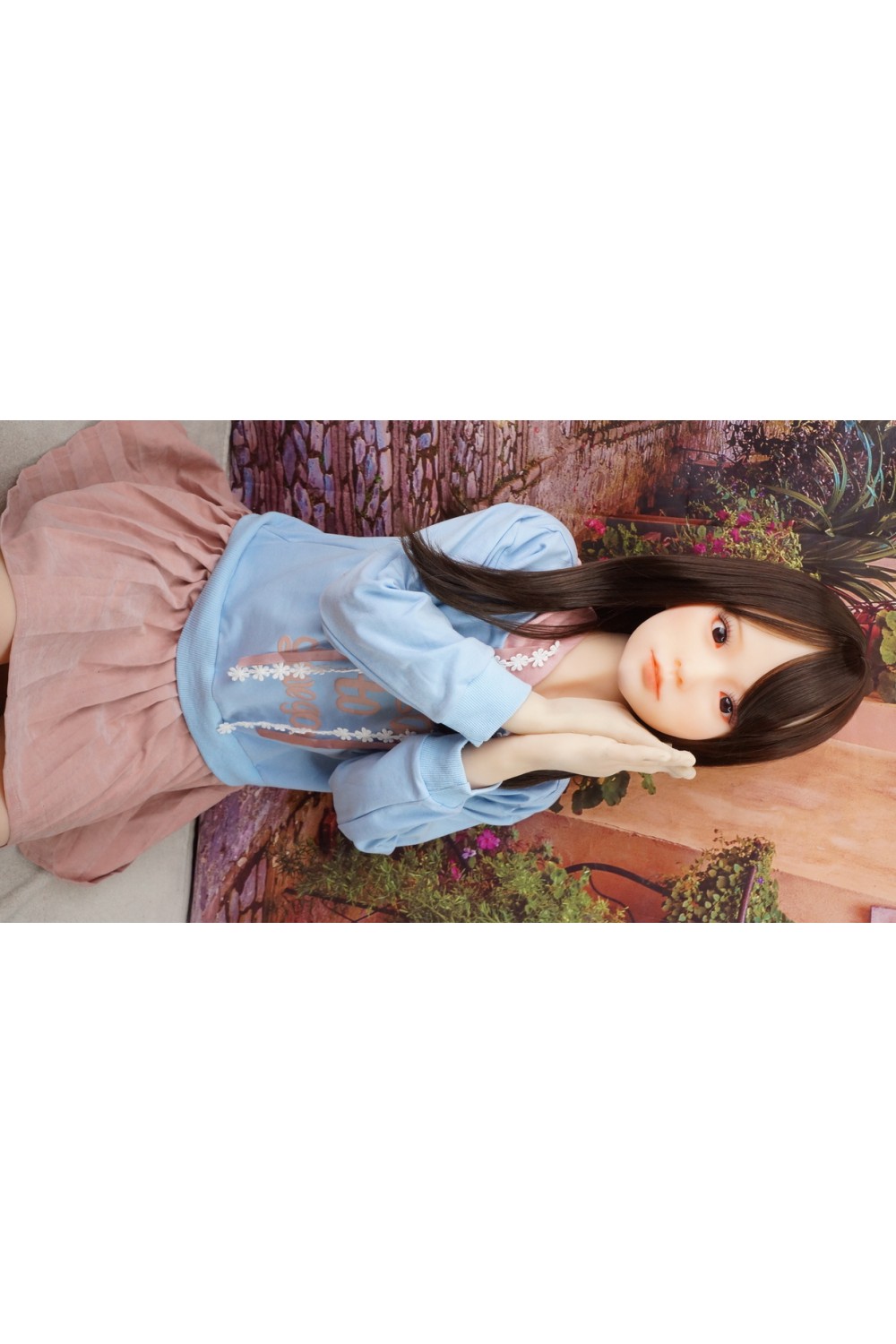【中古】CATDOLL #Tamiヘッド 136㎝ 超リアルメイク あご関節あり 視点移動 指関節OP 自立加工 EVO骨格 肌色 ナチュラル
