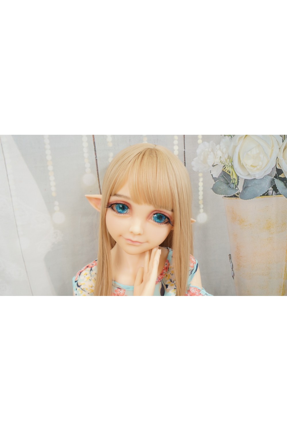 【初心者応援パック 超美品】EXDOLL(アルテトキオ) #Rize（リゼ）ヘッド 132㎝ 衣装付属 ヘッドA級メイクOP 指ワイヤー加工OP ネイル（付け爪)OP 肌色 クリーム