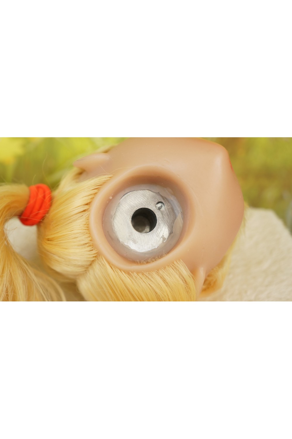 【新古超美品】Doll House 168 (IROKEBIJIN色気美人) #Abbyシリコンヘッド 髪の毛の植毛OP 肌色 日焼け シリコンヘッド単品