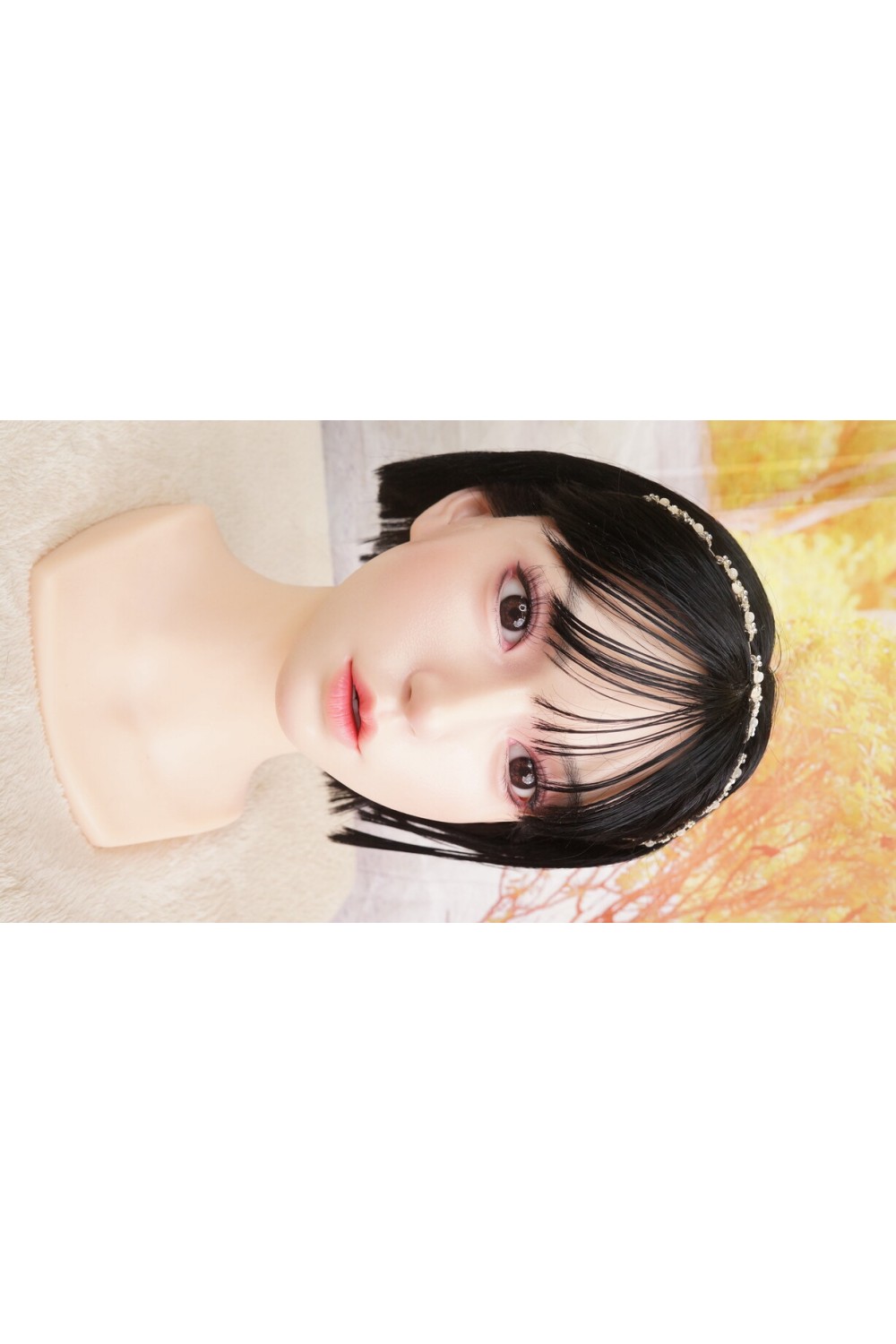 【中古】【O中古超美品 ホール未使用品】Yearndoll #Y206-7 明希軟性シリコンヘッド(口開閉機能&オーラル&模擬口腔付き)単品(160〜163cm推奨)