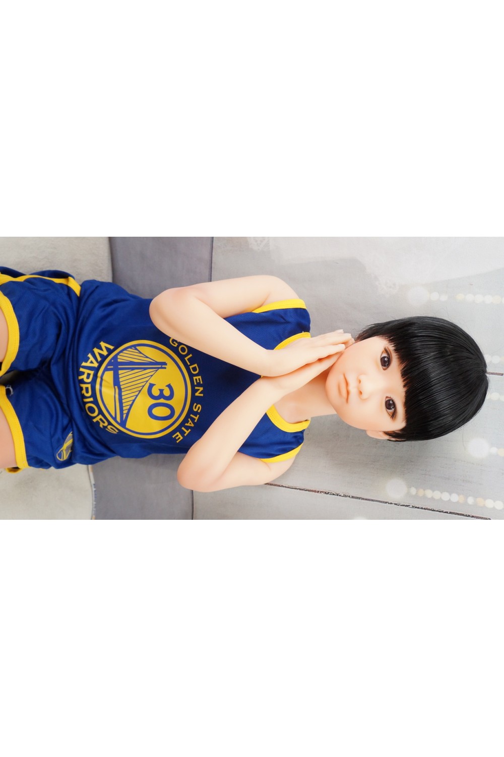 【O初心者応援パック 中古美品ホール未使用品】catdoll #Momokoヘッド 男の子 (TPE製) 115cm 超リアルメイク