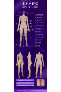 【新品】MMXDOLL 165cm Eカップ 梦涵（Menghan）ヘッド フルシリコン製ラブドール MM 0009