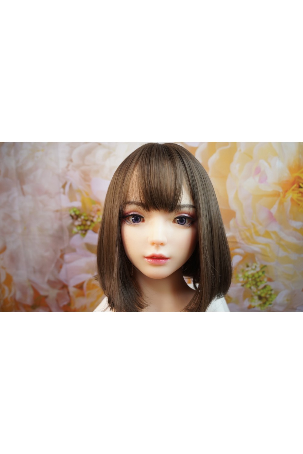 【新古未使用品】GD Sino #G1洛紫 シリコンヘッド単品 眉毛下睫毛植毛OP 視線移動 肌色 ナチュラル