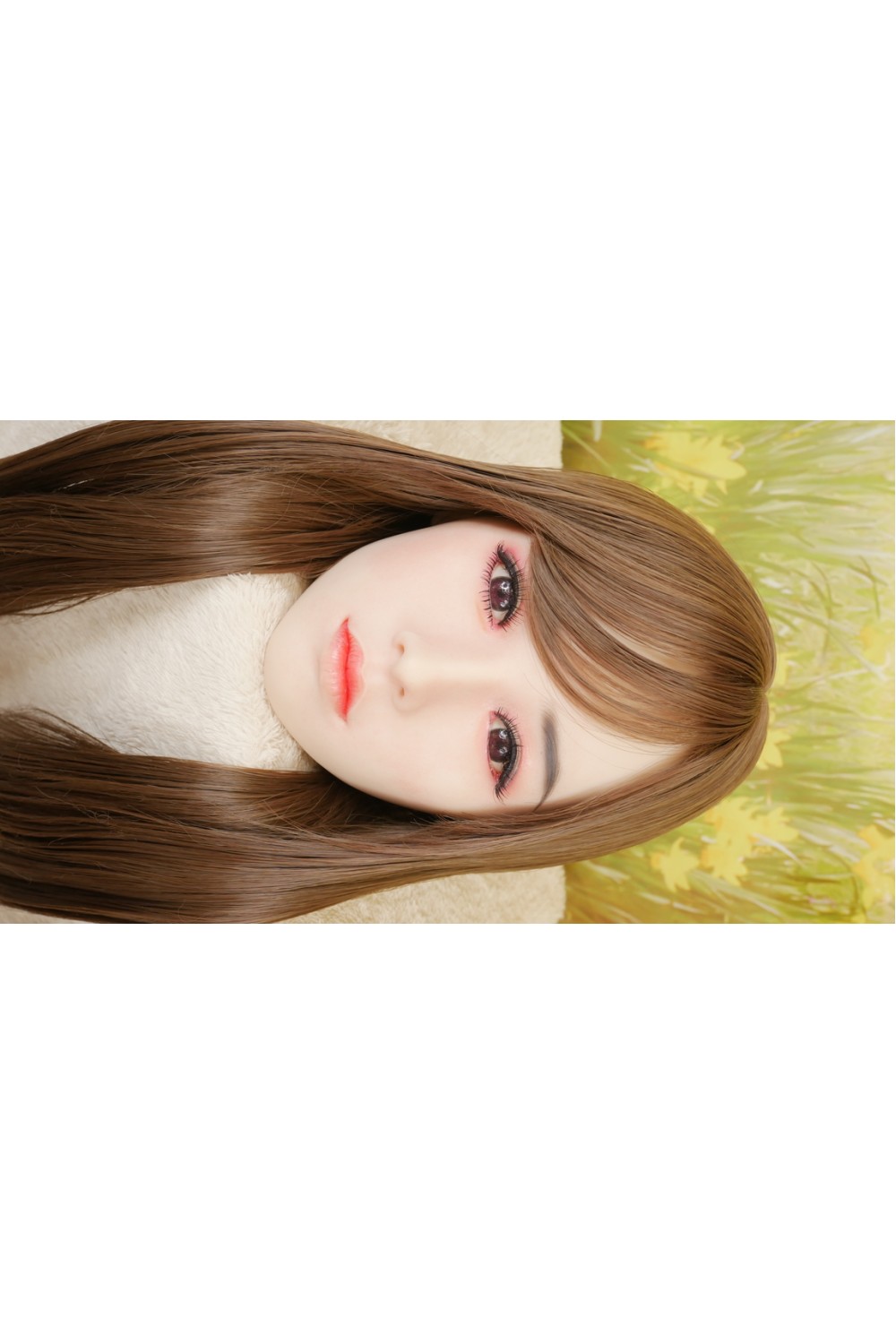 【超美品】COSDOLL #33 軟性シリコンヘッド 視点移動 肌色 ナチュラル
