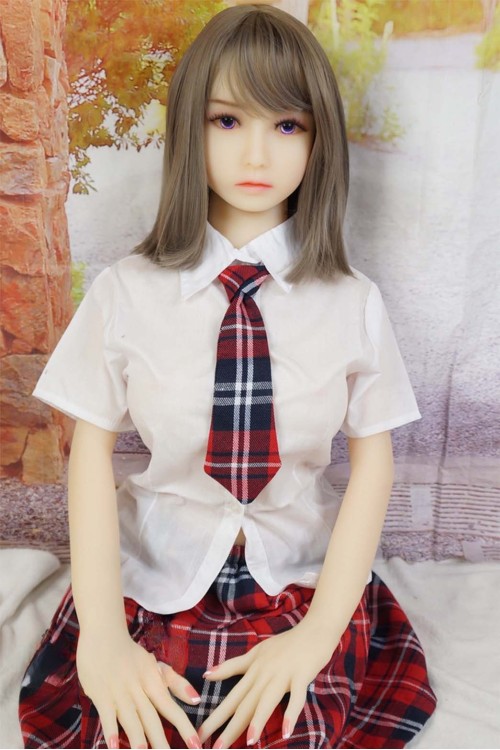 【初心者応援パック 美品】WM Dolls 138cm Mini #204 Cカップ 衣装付属 中空胸 自立加工OP 新骨格 肌色 ナチュラル