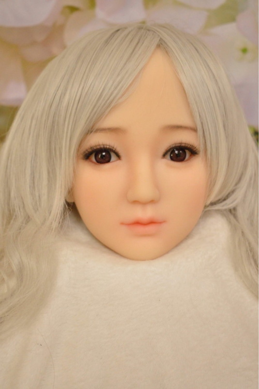 【超美品】Sanhuidoll#B フルシリコンヘッド単品☆ナチュラル肌☆