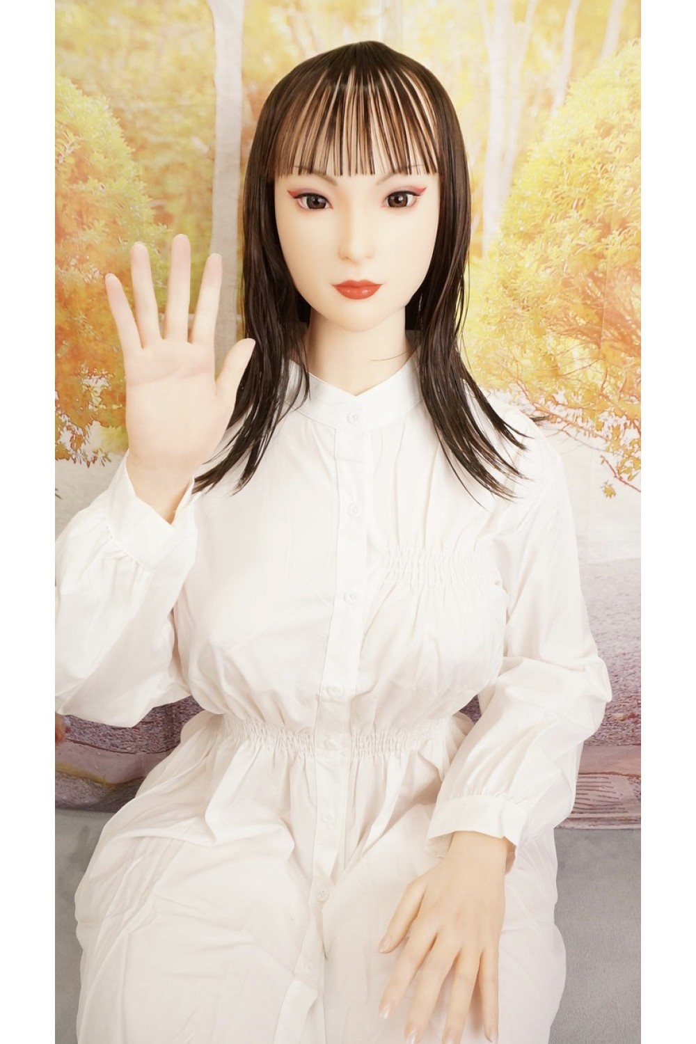 【中古】【初心者応援パック 新古超美品】Game Lady #No.33_1硬質シリコンヘッド 169cm Fカップ ボディリアルメイク付き お尻の柔らか仕上げ 自立加工 ハードフィート(足首から足裏まで硬め) EXP骨格OP【スーパーソフト版】