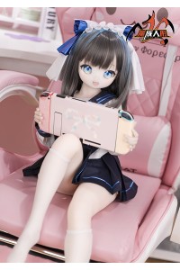 【新品】MOZU Doll 85cm バスト大 猫猫（ねこ） 6kg ソフトビニール製頭部 TPE製ボディ 肌色＆眼球色＆メイク＆ウィッグ＆衣装は宣材写真と同じ 小型で軽量化で収納しやい 使いやすい MOZU 0026