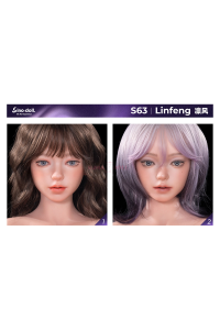 【新品】【Sino Doll 最新作戦闘機 -10%OFF 6月24日まで】82cm Hカップ トルソー S63 凛风ヘッド シームレスドール 実践向け 掲載画像はリアルメイク付き 顔は蝋人形メイク付き フルシリコン製ラブドール SINO 0033