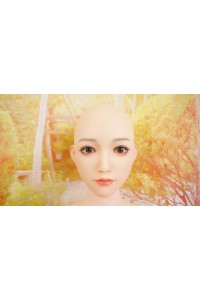 【中古】【初心者応援パック 中古美品】 WAXDOLL #GF01Z硬質シリコンヘッド 148cm AAカップ 旧型 リアルメイク付き 軽量化ボディ【フルシリコン製】