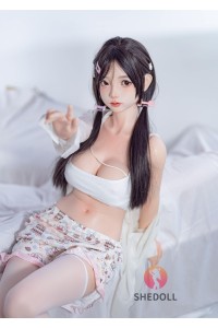 【新品】SHEDOLL 148cm Dカップ 洛伊（Luoyi）2.0 軟性シリコンヘッド ラブドール メイク ボディー材質など選択可能 カスタマイズ可能 掲載画像はフルシリコン製 SHE 0073