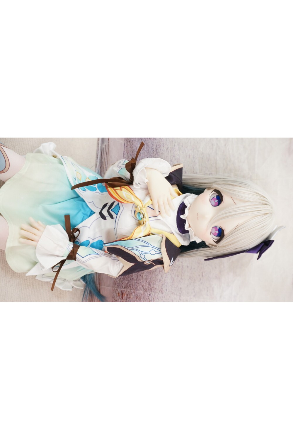 【中古】【O初心者応援パック 新古超美品ホール未使用品】MOZU Doll #萤儿（Firefly）ちゃん ソフトビニール製ヘッド85cm バスト大 【専用ドールスタンド&収納箱付属】