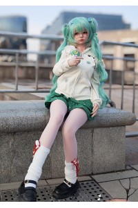 【新品】SHEDOLL 148cm Dカップ 艾琳（エイリン）ヘッド 初音ミクコス エルフ耳 ラブドール ボディー材質など選択可能 カスタマイズ可能 掲載画像はフルシリコン製 SHE 0039