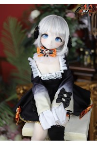 【新品】MOZU DOLL 85cm Aカップ 鲸鱼娘 西丝特 (中国のくじら娘系Vチューバー) コスプレ ソフトビニール製頭部 TPE製ボディ 肌色＆眼球色＆メイク＆ウィッグ＆衣装は宣材写真と同じ 6kg MOZU 0020