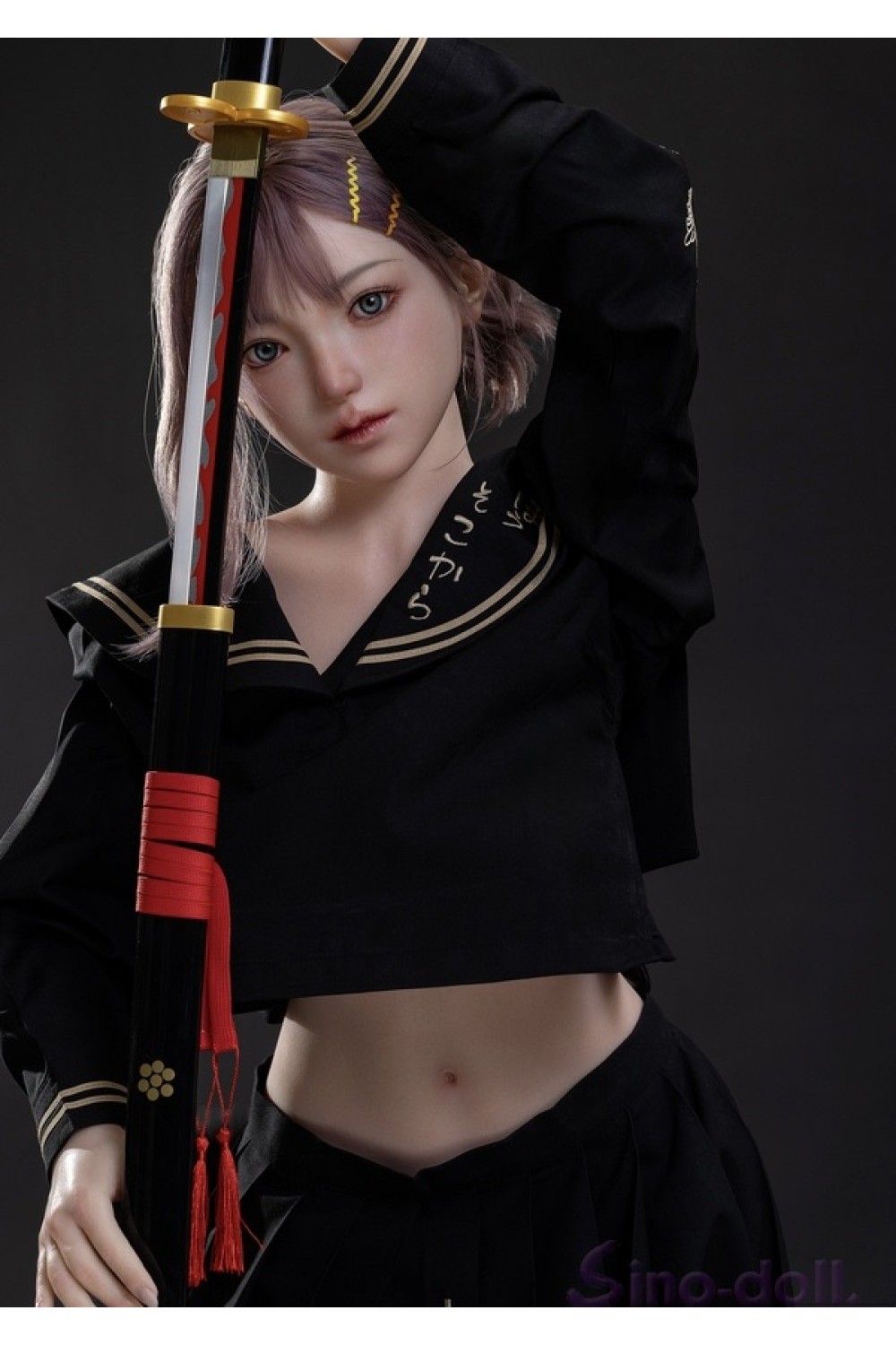 【新品】Sino Doll 実践向け 戦闘機 シリーズ フルシリコン製 S45凛冬＋77cm Hカップ トルソー 極みソフト軽量化ボディ 15kg セーラー服 日本刀 SINO 0009