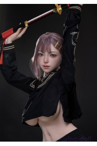 【新品】Sino Doll 実践向け 戦闘機 シリーズ フルシリコン製 S45凛冬＋77cm Hカップ トルソー 極みソフト軽量化ボディ 15kg セーラー服 日本刀 SINO 0009
