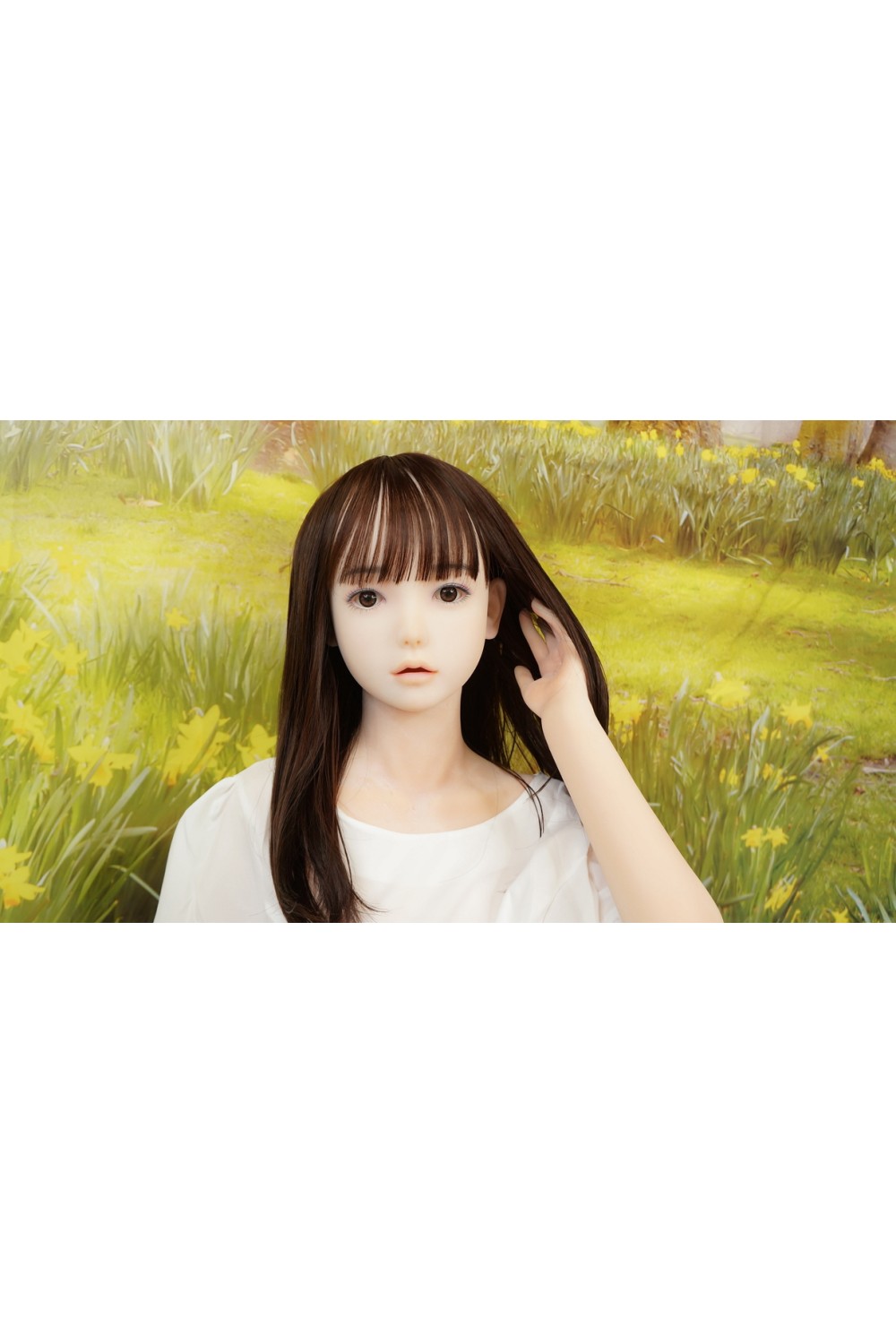 【初心者応援パック 美品】EXDOLL（アルテトキオ）#Aoi（葵）ヘッド145cm（小胸）ヘッドA級メイクOP 衣装付属 ホール一体型リアルボディOP 指ワイヤー加工OP ネイル（付け爪）OP 視点移動OP 骨格：グリップタイプ 肌色 クリーム