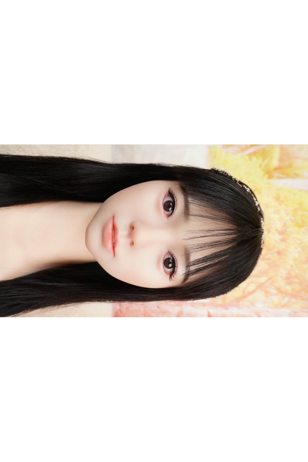 【中古】【O新古超美品 ホール未使用品】CATDOLL #Tamiソフトシリコンヘッド(オーラル機能+口開閉機能あり+口腔機能)単品 髪の毛の植毛OP(136〜146cm推奨)