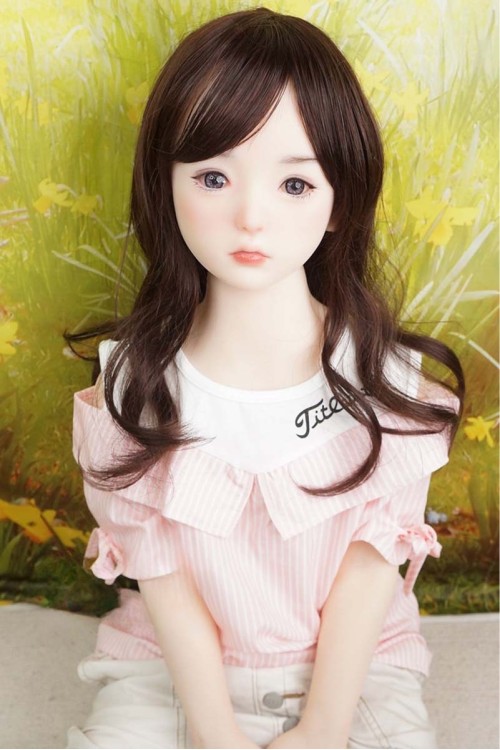 【中古】【初心者応援パック 新古超美品】JYDOLL #如意（ruyi）硬質シリコンヘッド＋WAXDOLL 新型 106cm バスト平リアルメイク付き 【フルシリコン製】